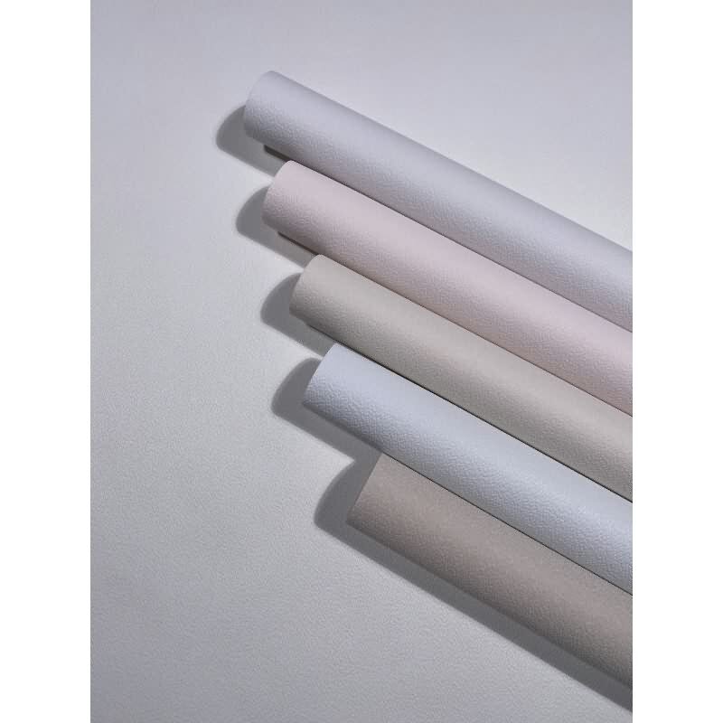 Vliestapete Strukturiert Uni Modern matt in Weiß für Wohnzimmer, Schlafzimmer, Küche, Büro (KG-175971)