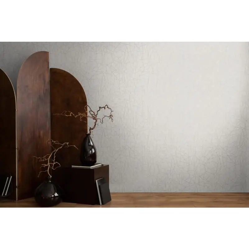 Vliestapete Grafik Grau Weiß - Modern & Glänzend AS Creation (KG-176075)