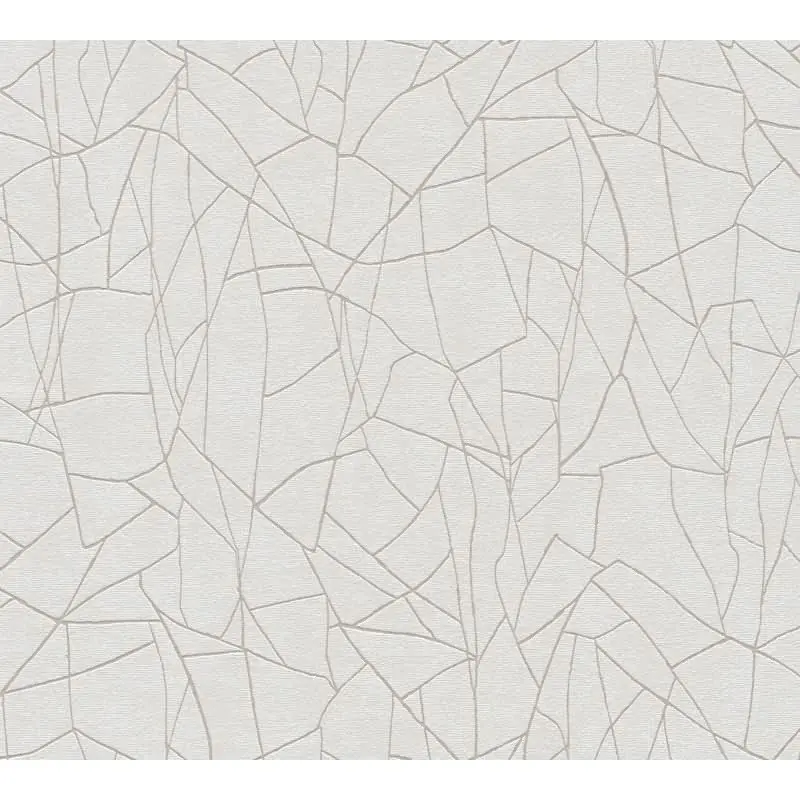 Vliestapete Grafik Grau Weiß - Modern & Glänzend AS Creation (KG-176075)