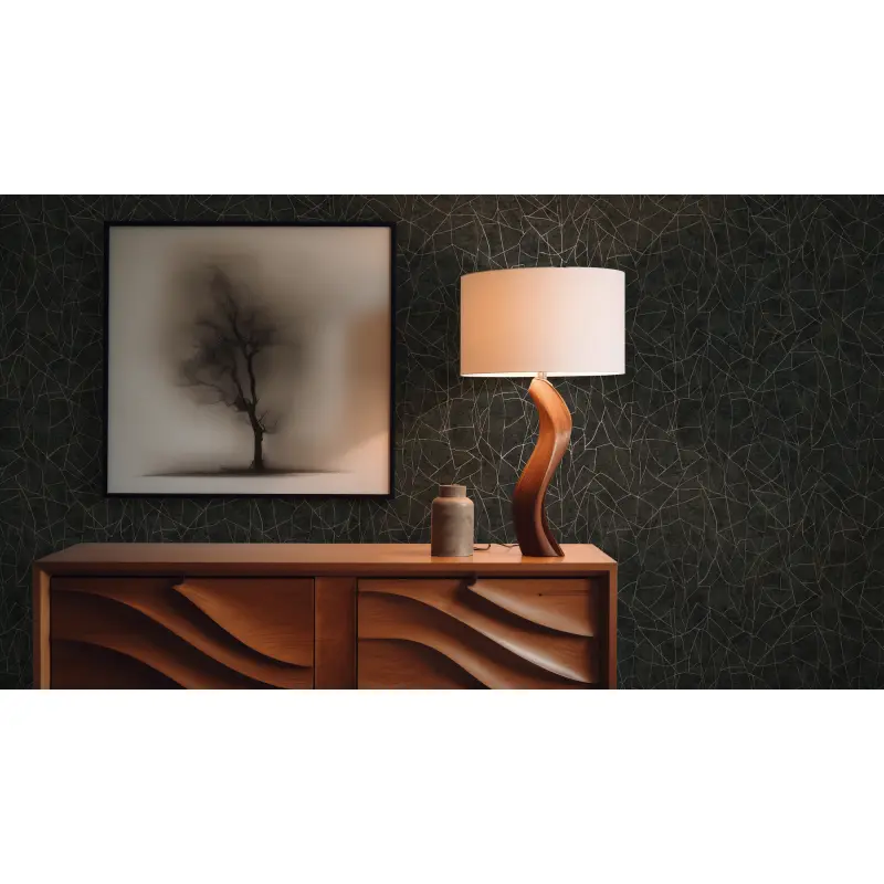 Vliestapete Grafik Schwarz Metallic - Elegant & Modern AS Creation (KG-176078)