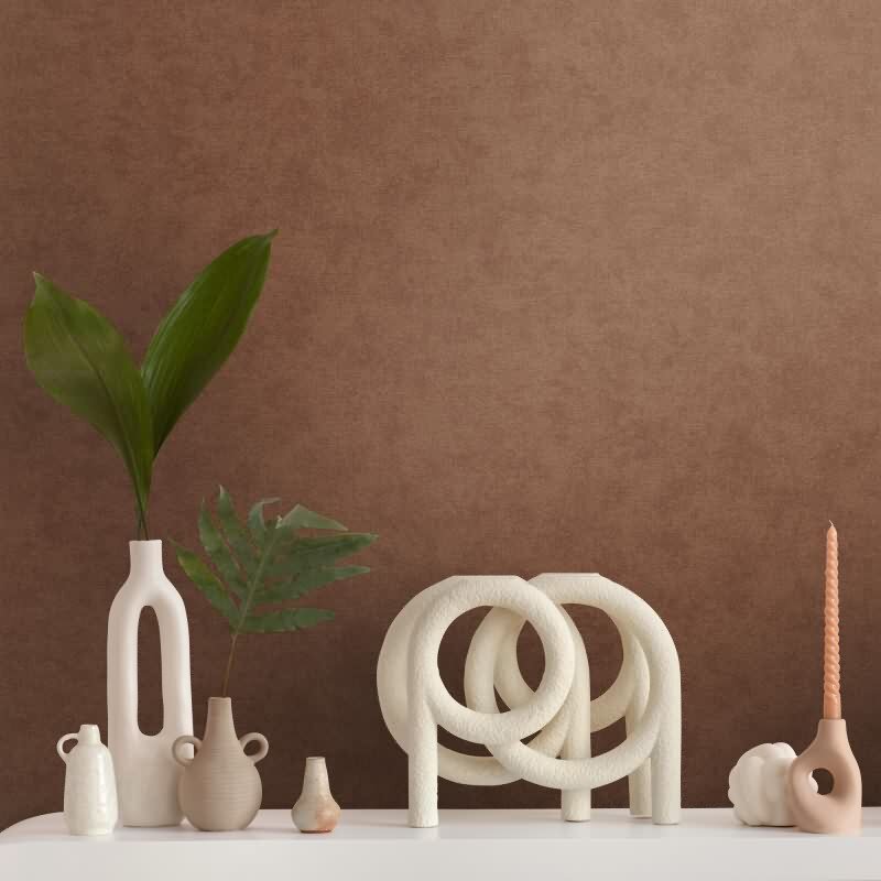 Vliestapete Uni Braun - Natürlich & Stilvoll AS Creation (KG-176098)