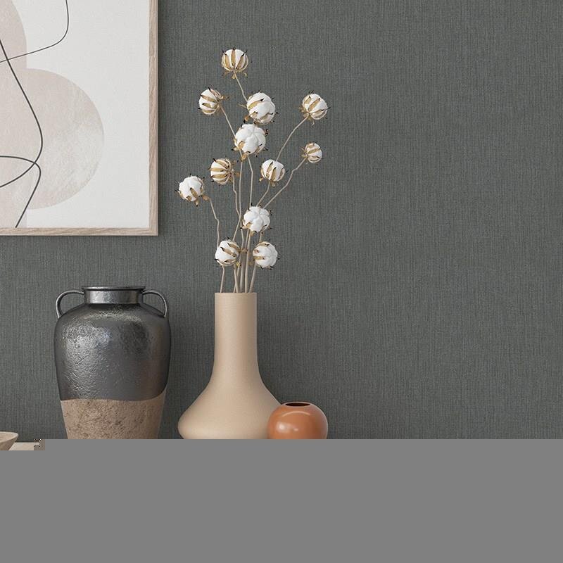 Tapete Schwarz, Anthrazit Marburg Vliestapete (1039514)