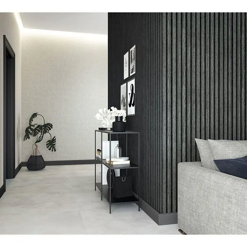 Tapete Schwarz, Anthrazit Marburg Vliestapete (1039508)