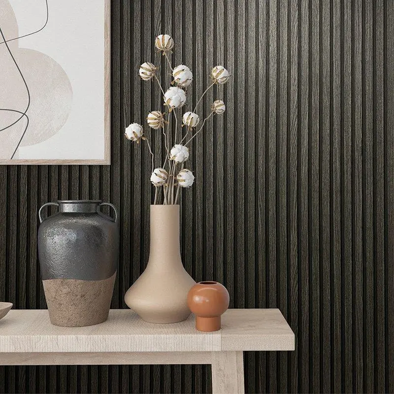 Tapete Schwarz, Anthrazit Marburg Vliestapete (1039508)