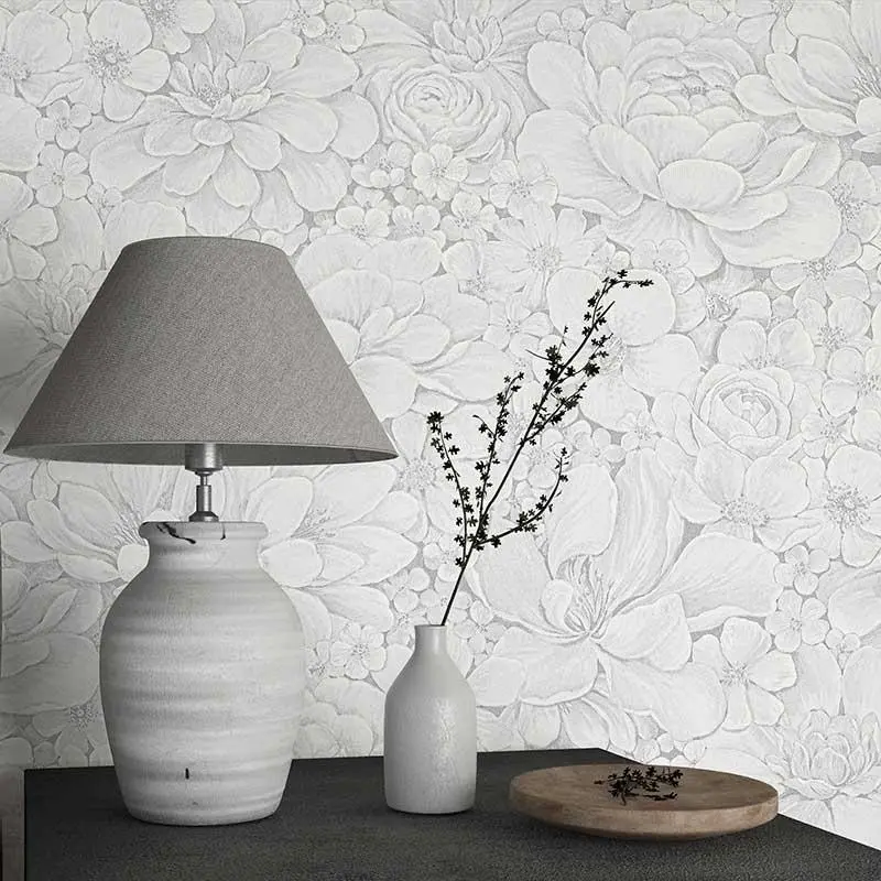 Tapete Grau, Silber, Weiß Marburg Vliestapete (1039499)