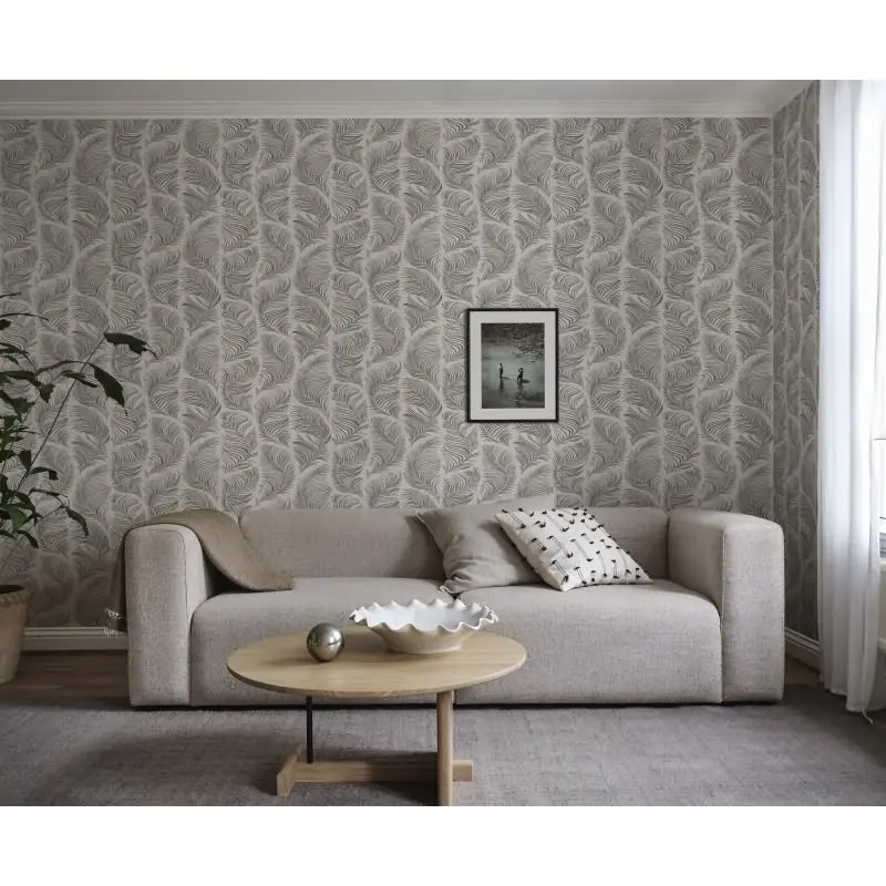 Tapete Grau, Silber Sandberg Vliestapete (KG-176167)