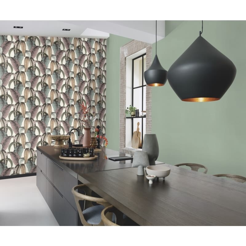 Vliestapete Grün charmant rustikale Atmosphäre Hochwaschbeständig Var.743 Rasch Country Charme (KG-176248)