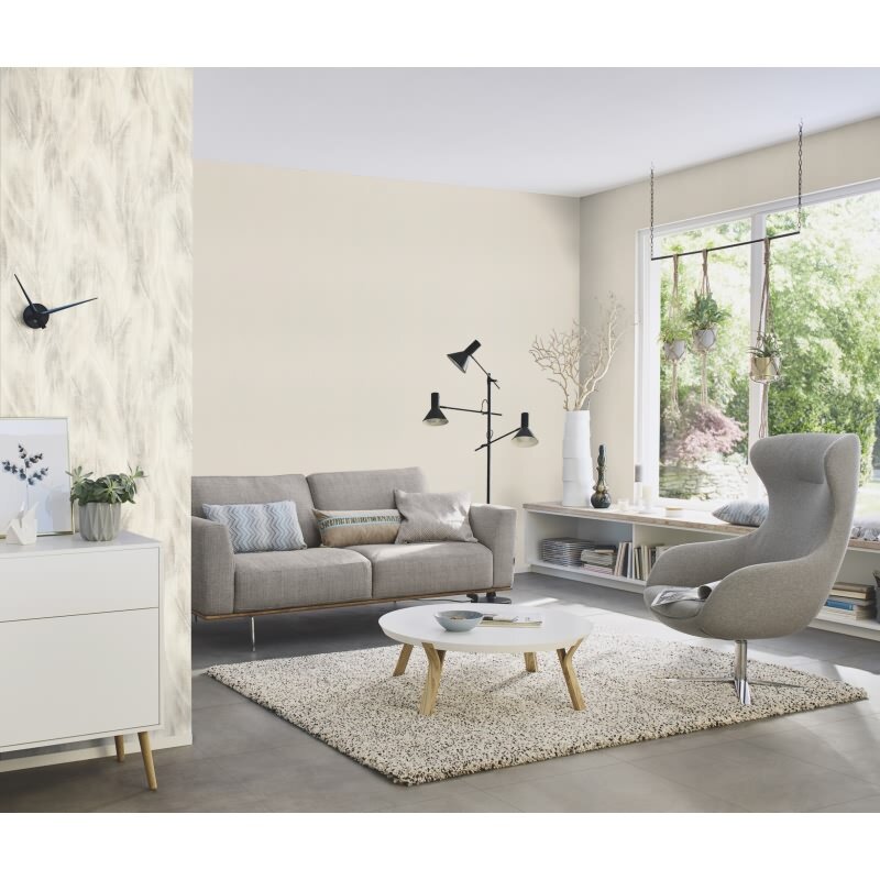 Vliestapete Grau Landhausstil Hochwaschbeständig Var.881 Rasch Country Charme (KG-176253)