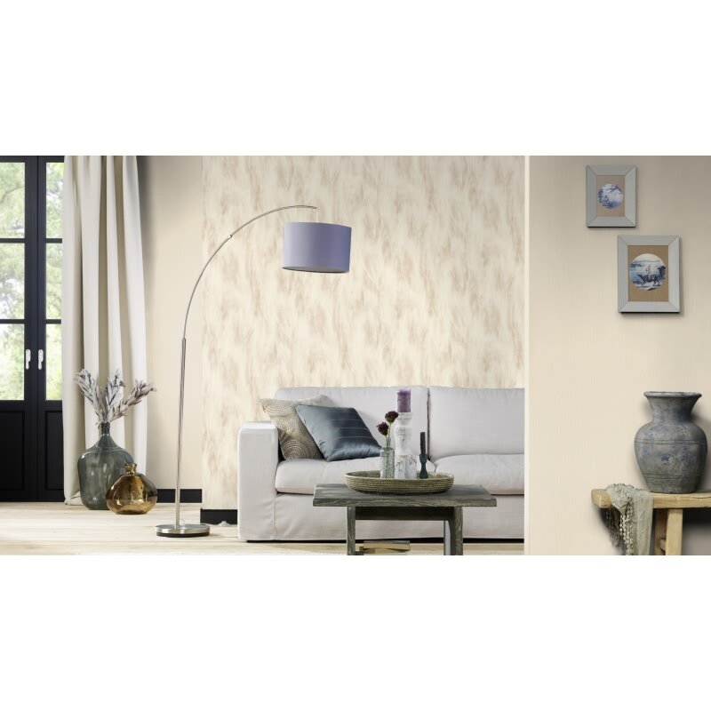 Vliestapete Beige Streifen, ländliches Ambiente Rasch Used Country Charme (KG-176255)