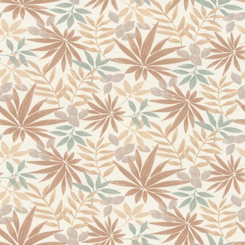 Vliestapete Beige Blätter-Zweige rustikales Flair Rasch Botanical Country Charme (KG-176262)