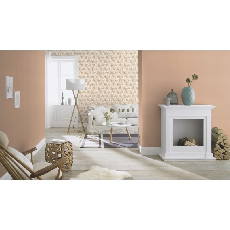 Vliestapete Beige Blätter-Zweige rustikales Flair Rasch Botanical Country Charme (KG-176262)