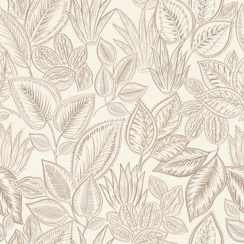 Vliestapete Braun Blätter-Zweige charmant rustikale Atmosphäre Rasch Country Charme (KG-176264)