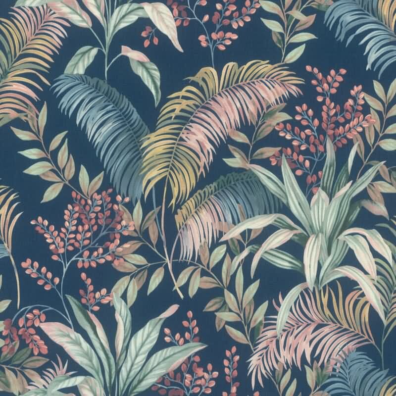 Vliestapete Blau Blumen Florentine IV Rasch Florentine IV (KG-176277)