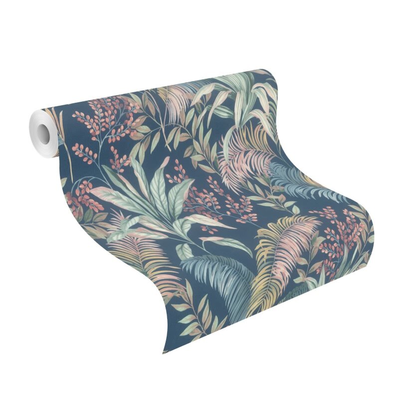 Vliestapete Blau Blumen Florentine IV Rasch Florentine IV (KG-176277)