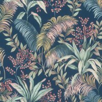 Vliestapete Blau Blumen Florentine IV Rasch Florentine IV...