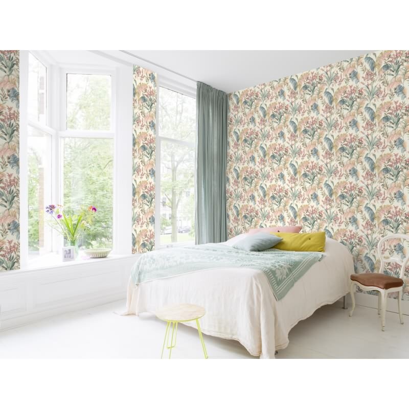 Vliestapete Bunt Blätter-Zweige Florentine IV Rasch Florentine IV (KG-176280)