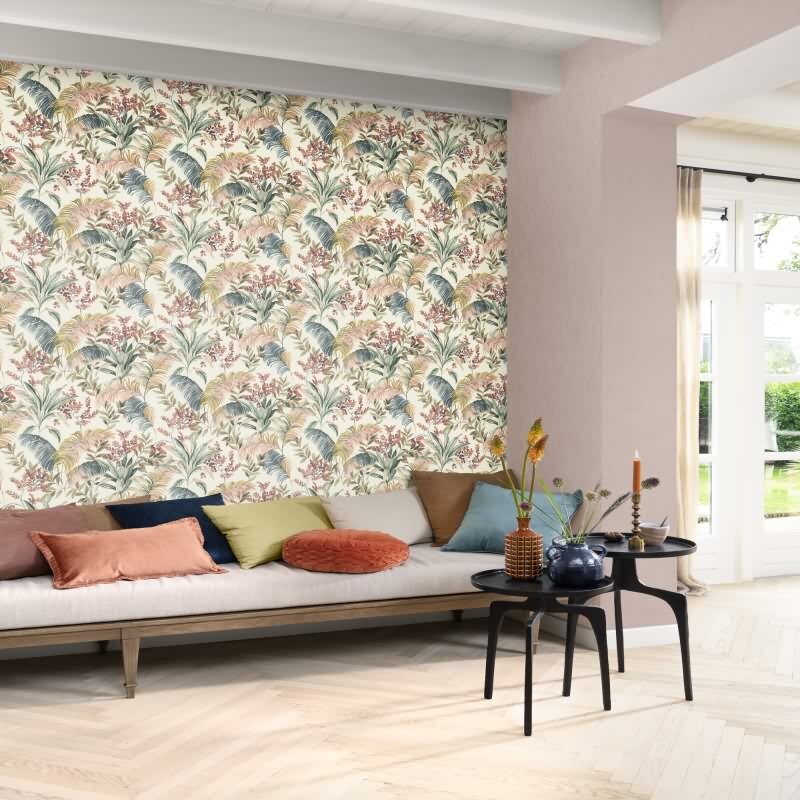 Vliestapete Bunt Blätter-Zweige Florentine IV Rasch Florentine IV (KG-176280)