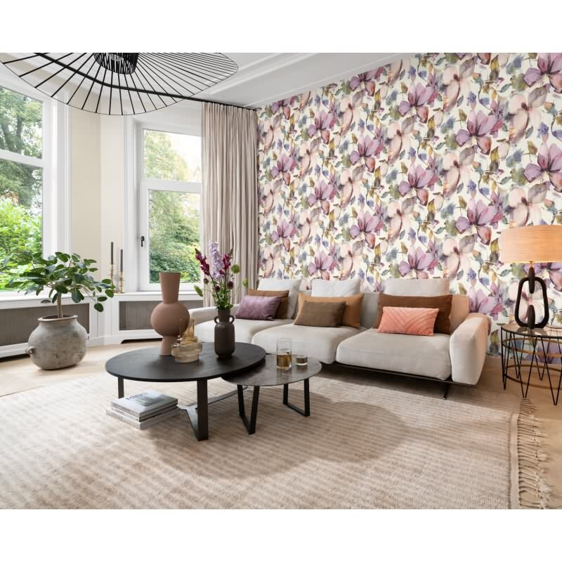 Vliestapete Lila Blumen Florentine IV Rasch Florentine IV (KG-176282)