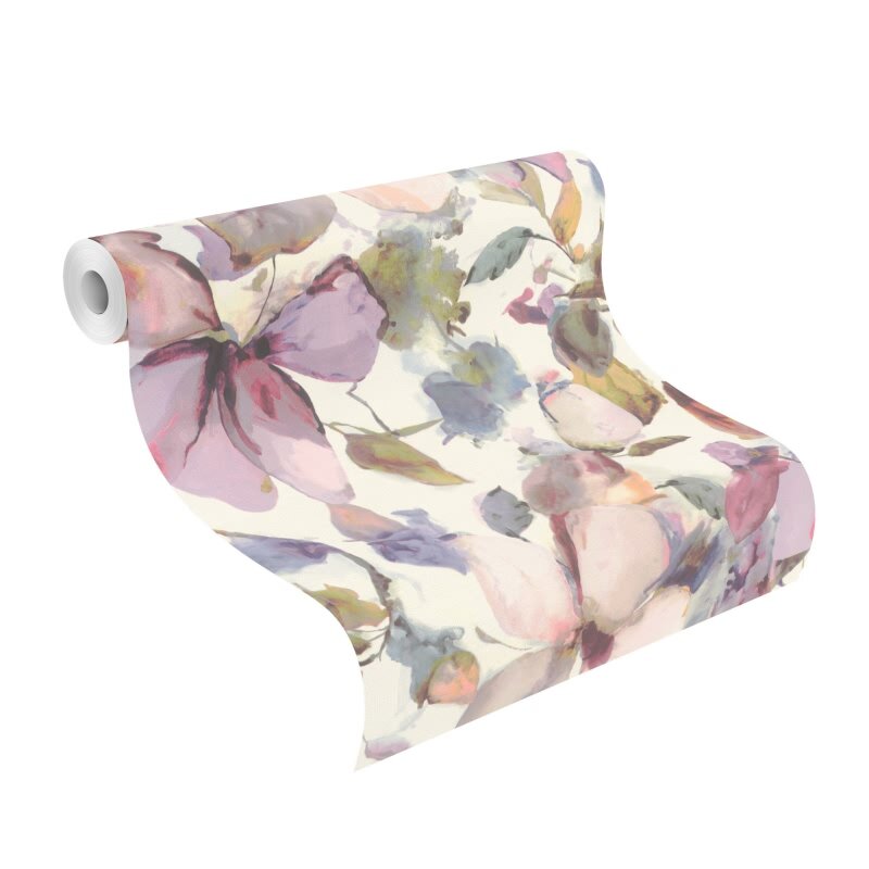 Vliestapete Lila Blumen Florentine IV Rasch Florentine IV (KG-176282)