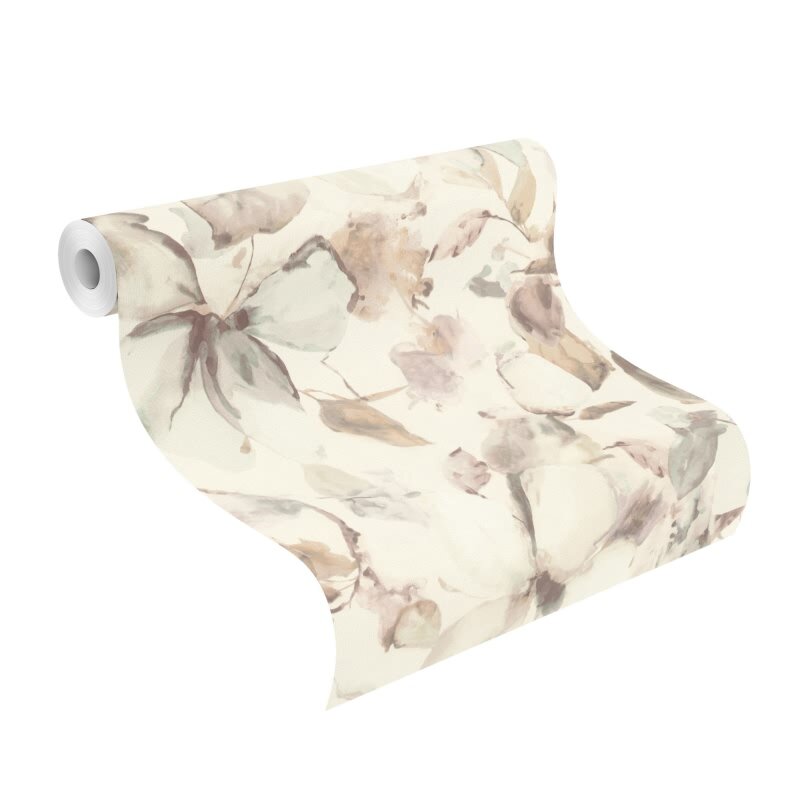 Vliestapete Greige Blumen Florentine IV Rasch Florentine IV (KG-176283)