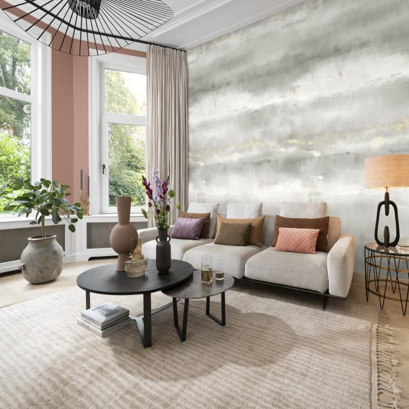 Vliestapete Grau Digitaldruck Florentine IV Rasch Florentine IV (KG-176285)