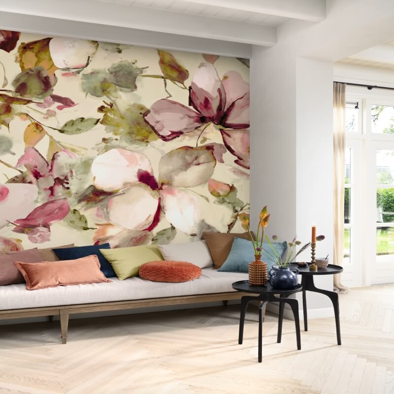 Vliestapete Pink Digitaldruck Florentine IV Rasch Florentine IV (KG-176288)