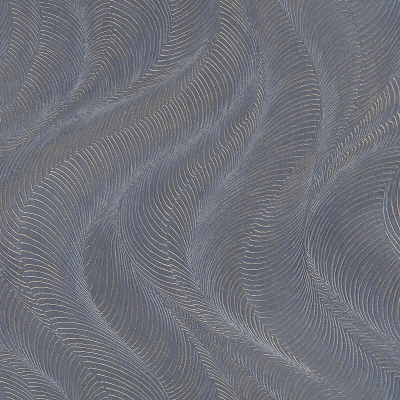 Vliestapete Blau Streifen, klassische Moderne Rasch Incanto (KG-176294)