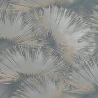 Vliestapete Grau Streifen, modernes Design Rasch Glitzer...