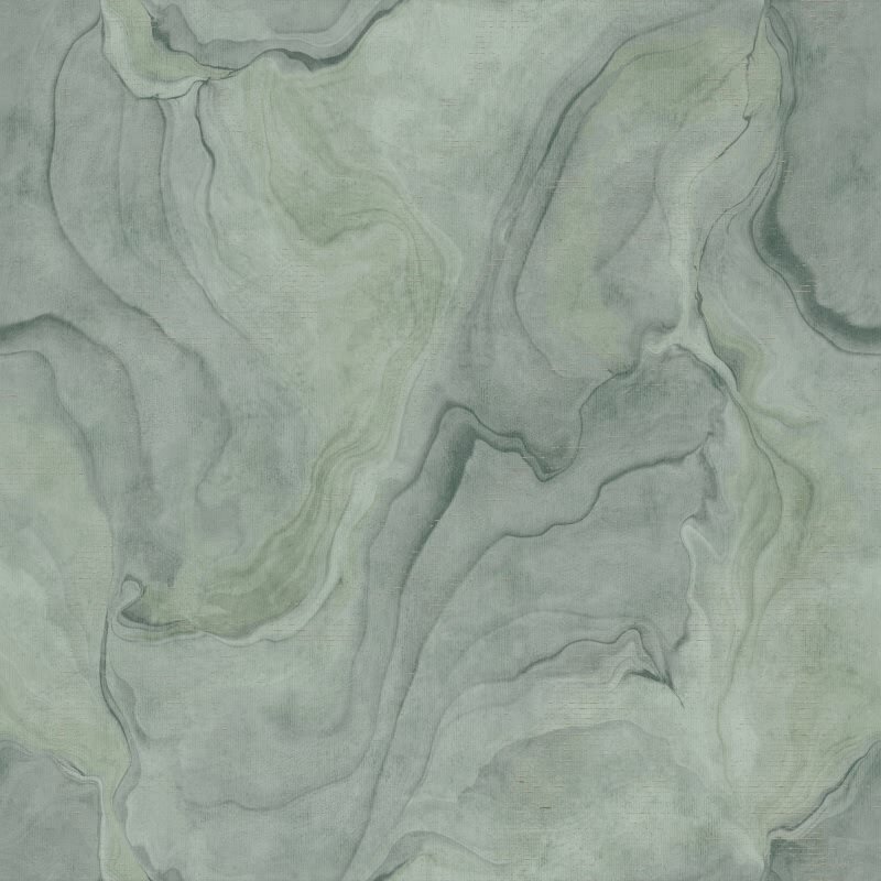 Vliestapete Grün Digitaldruck zeitgenössische Ästhetik Rasch Incanto (KG-176305)