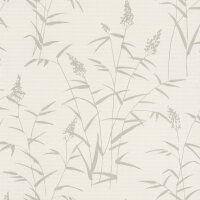 Vliestapete Wei&szlig; Bl&auml;tter-Zweige...