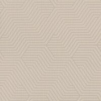 Vliestapete Greige Grafik-Geometrie zeitlose Dekoration...