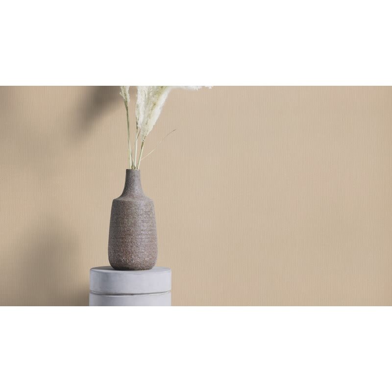 Vliestapete Beige klassisches Deco Design Hochwaschbeständig Rasch Struktur Deco Style (KG-176339)