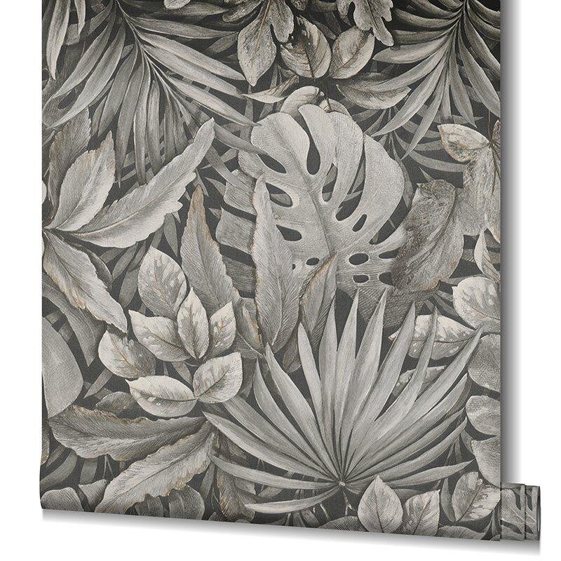 Tapete Braun, Grau, Silber Marburg Vliestapete (1039470)