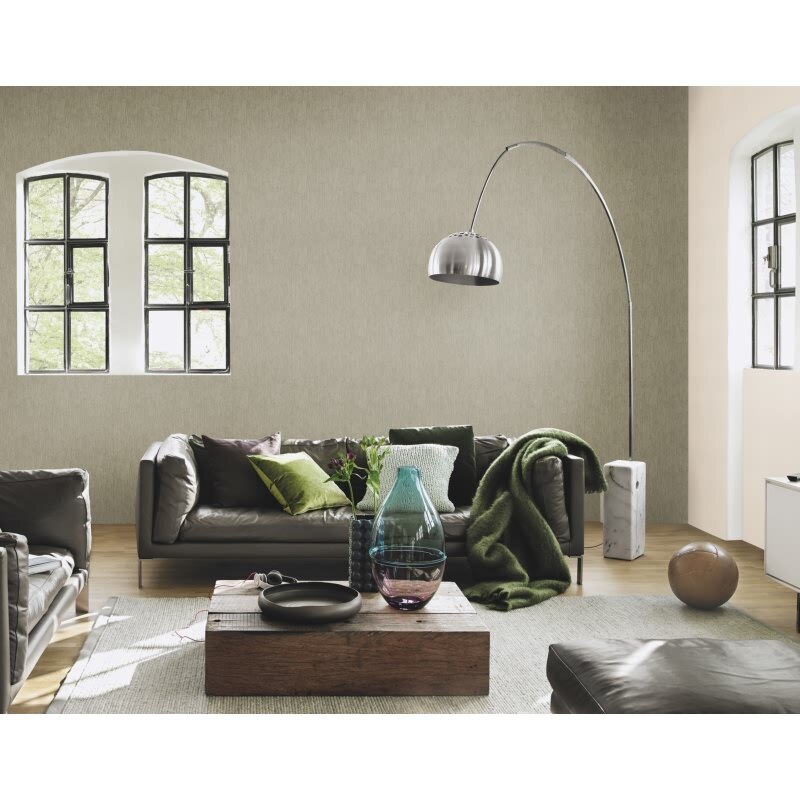 Vliestapete Grün Streifen, klassisches Deco Design Rasch Deco Style (KG-176343)