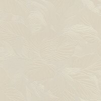 Vliestapete Beige Bl&auml;tter-Zweige Art-D&eacute;co...