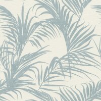 Vliestapete Blau Bl&auml;tter-Zweige Art-D&eacute;co...