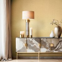 Marburg Papis Loveday Fashion Icon Gold Uni Vliestapete...
