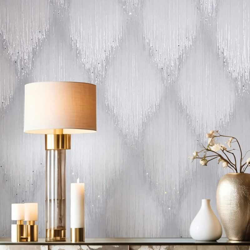 Weiss Streifen Wandgestaltung Papis Loveday Fashion Icon (KG-176713)