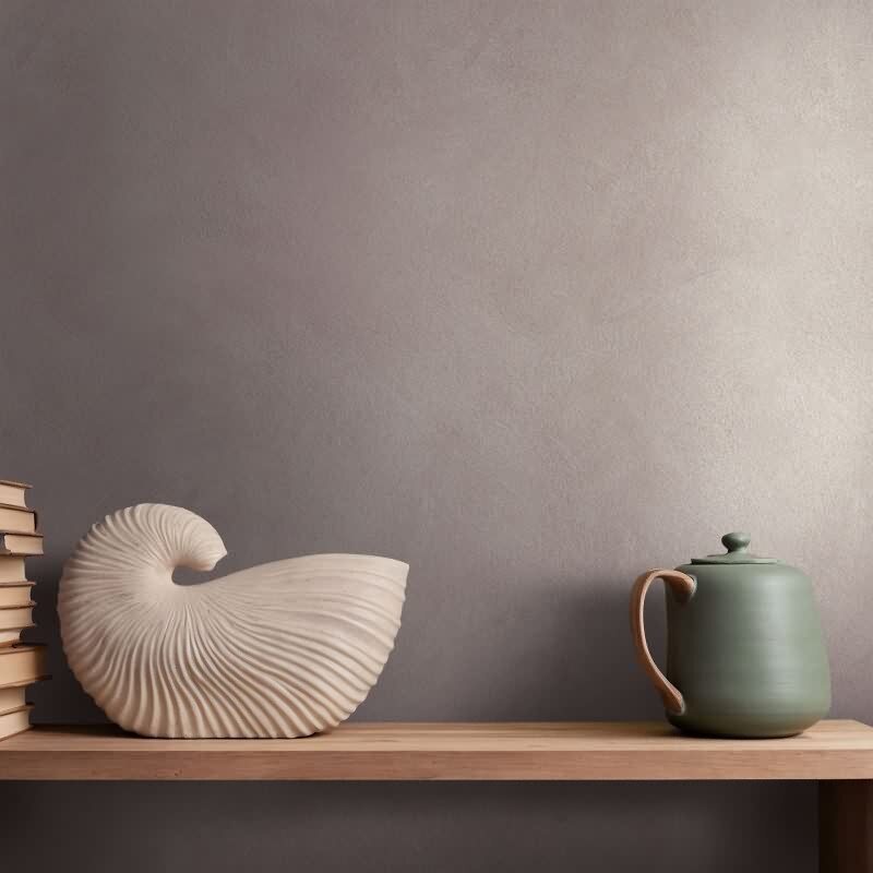 Braun Strukturiert Wandgestaltung Whisper (KG-176737)