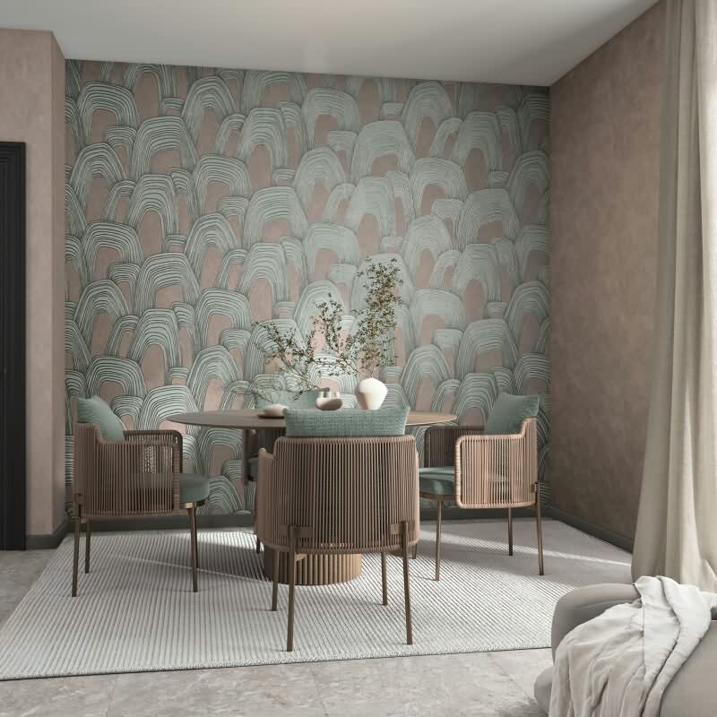 Marburg Whisper Geometrisch Schokolade Tapete (KG-176742)