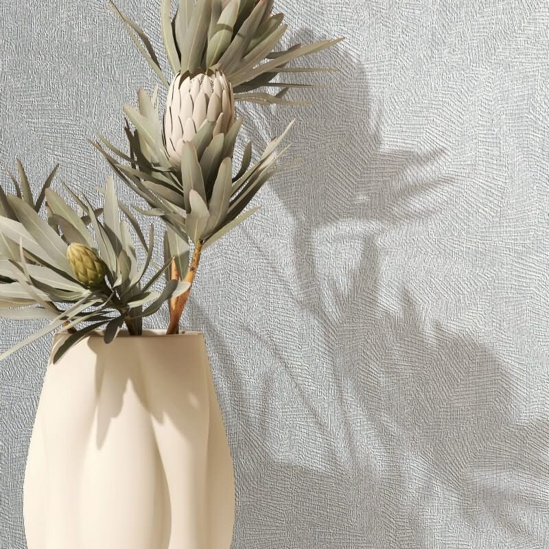 Weiss Strukturiert Wandgestaltung Whisper (KG-176749)