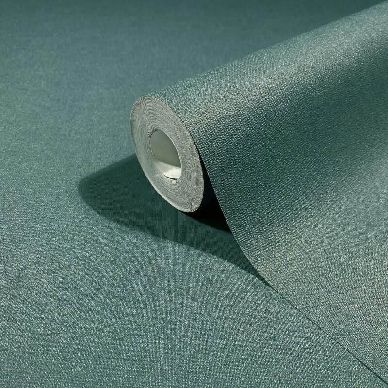 Marburg Whisper Waldgruen Uni Vliestapete (KG-176772)