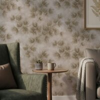 Marburg Whisper Blumen / Floral Creme Tapete (KG-176778)