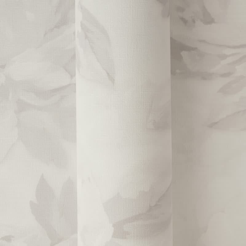 Premium Vliestapete Blumen / Floral Grau mit Weiß - Pintwalls III (KG-176950)