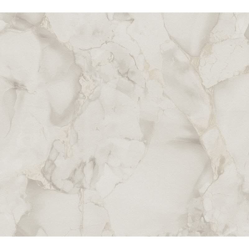 Hochwertige Vliestapete Marmor Beige & Weiß - Pintwalls III (KG-176952)