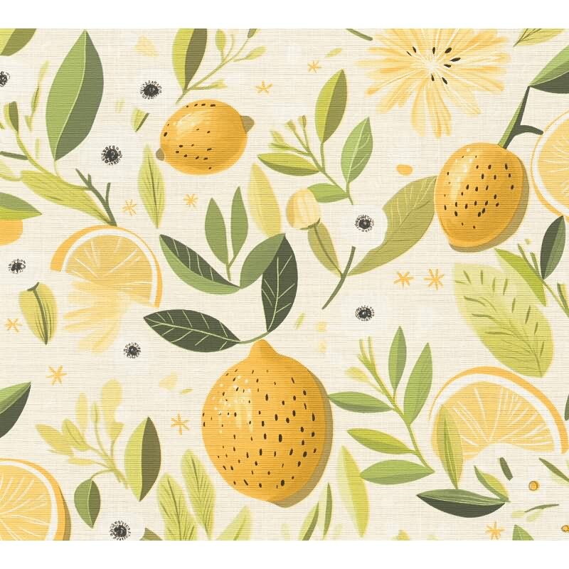 Edle Vliestapete mit Blumen / Floral in Beige & Gelb (Pintwalls III) (KG-176954)