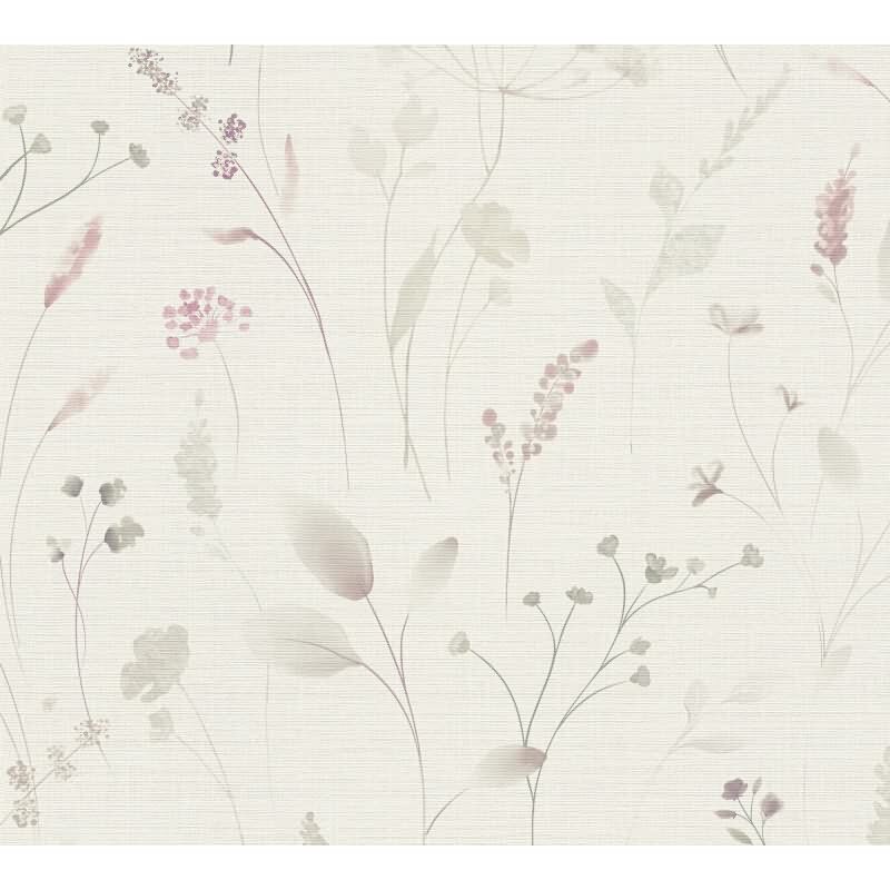 Weiß Blumen / Floral-Design Vliestapete - Pintwalls III Kollektion (KG-176958)