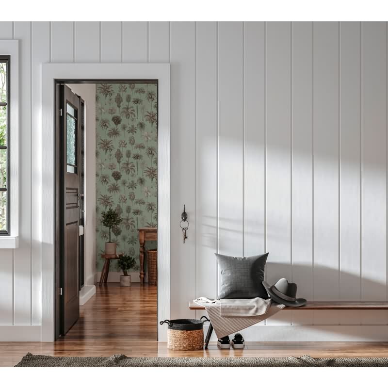 Edle Vliestapete mit Bäume & Wald in Braun & Grau (Pintwalls III) (KG-176961)