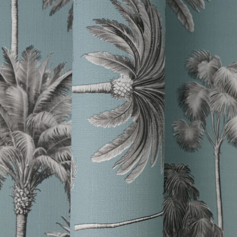 Bäume & Wald-Muster Vliestapete im Blau-Ton - Pintwalls III Serie (KG-176962)