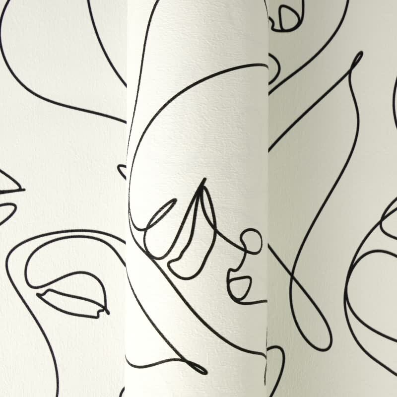 Weiß Menschen-Design Vliestapete - Pintwalls III Kollektion (KG-176963)